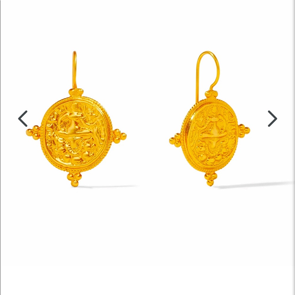 NWOT Julie Vos Coin Earrings